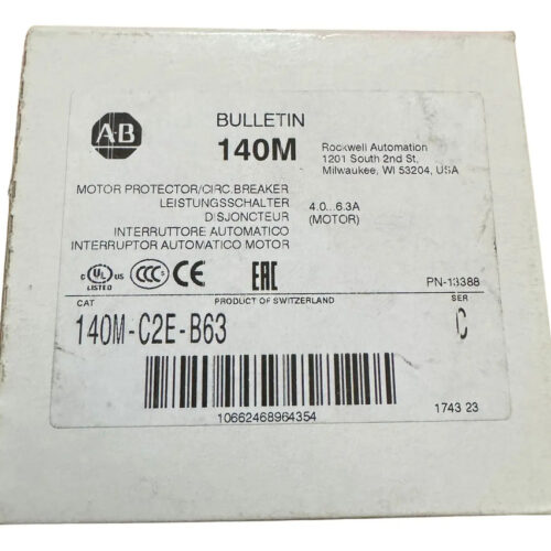 Allen-bradley 140m-c2e-b63 Motor Protection Circuit Breaker,