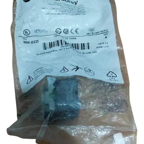 Allen-bradley Contact Cartridge With Latch 800f-mx20
