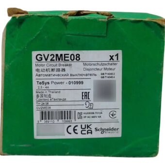 Schneider Electric Gv2me08 Motor Circuit Breaker 50/60