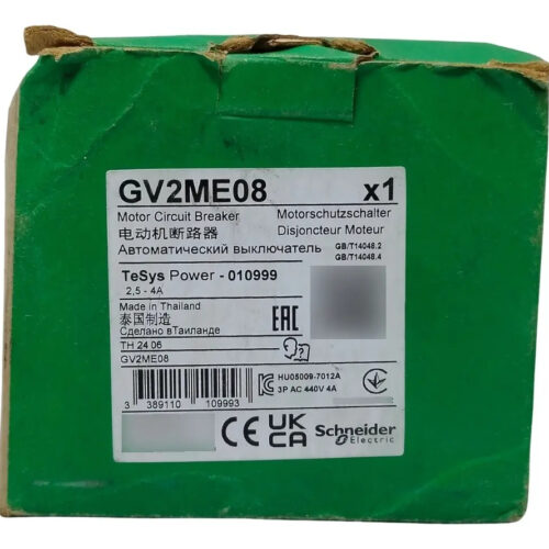 Schneider Electric Gv2me08 Motor Circuit Breaker 50/60
