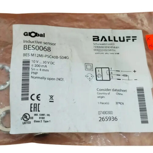 Bes0068 Sensor Inductivo Balluff Pnp Na M12