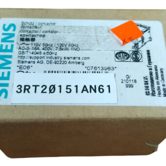 Siemens 3rt2015-1an61 Contactor