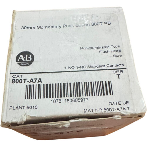 800t-a7a Allen-bradley Boton Pulsador Azul Azul