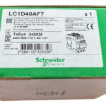 Telemec Lc1d40af7  Contactor Tesys 40amp Bob 120vac