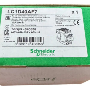 Telemec Lc1d40af7  Contactor Tesys 40amp Bob 120vac