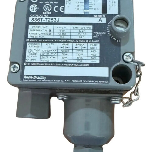 Allen Bradley 836t-t253j Control De Presión.
