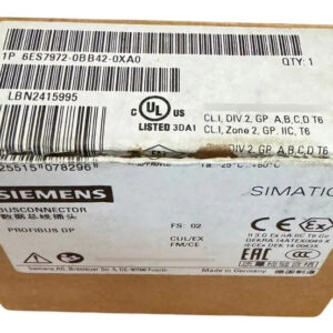 Siemens 6es7972-0bb42-0xa0 Conector De Bus P. Profibus