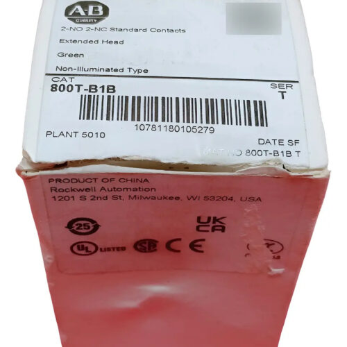 800t-b1b Allen Bradley  Pushbutton Momentary Contact 30.5 Mm Blanco