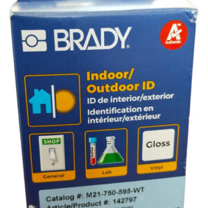 Rollos De Etiquetas Vinilo Blanco 3/4  Brady M21-750-595-wt