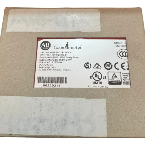 440r-m23143 Allen Bradley Safety Monitoring Relay Msr138dp