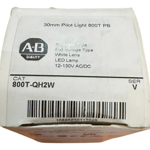 800t-qh2w Allen Bradley Pilot Light 12-130 Vac/dc Red Led Naranja