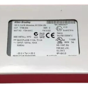 Nuevo Punto De Allen Bradley 1734-ia4/c I/o 120v Ac 4 Canale