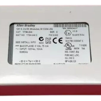 Nuevo Punto De Allen Bradley 1734-ia4/c I/o 120v Ac 4 Canale