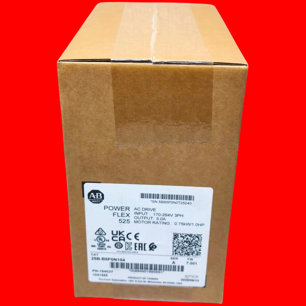 25b-b5p0n104 Allen-bradley Powerflex 525 Drive 0.75kw 1hp - Imagen 3