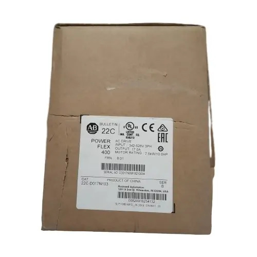 Allen Bradley  22c-d017n103 Ac Drive, 7.5 Kw (10 Hp), 480v