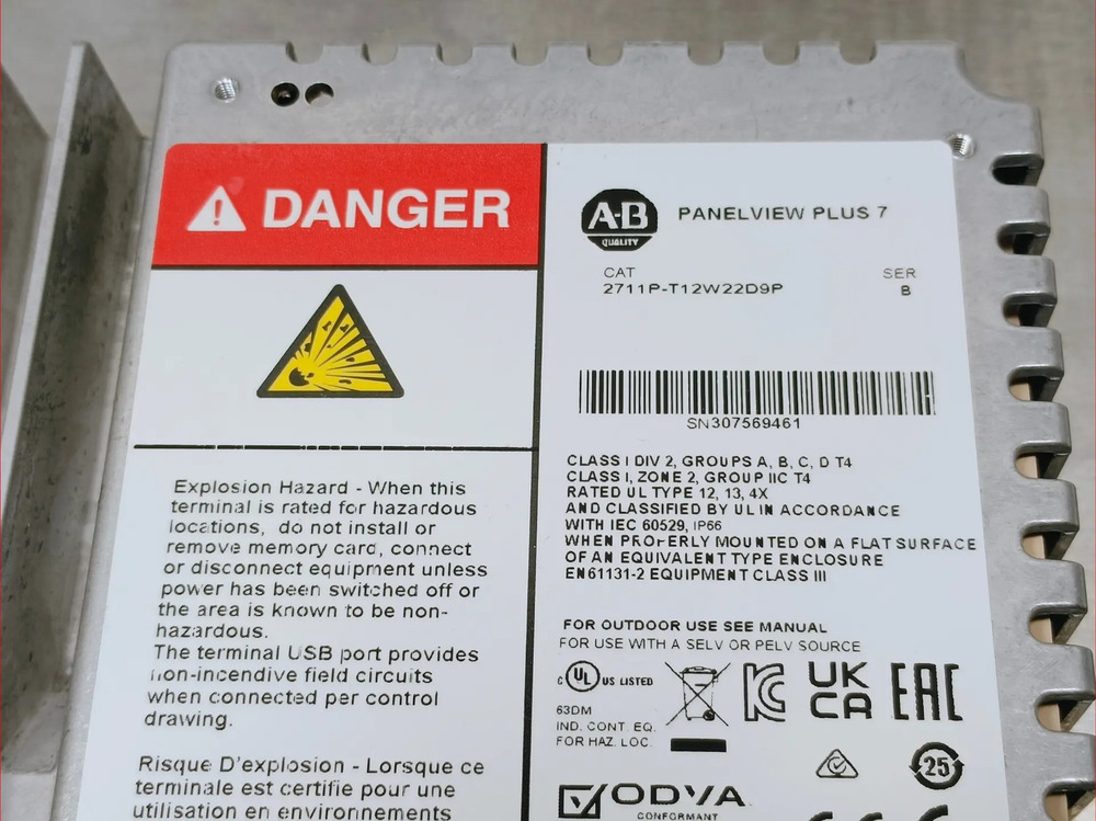 Allen Bradley 2711p-t12w22d9p 2022 Panelview Plus 7 Enet 2 - Imagen 3