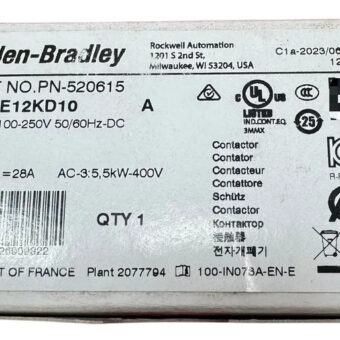 Allen Bradley 100-e12kd10