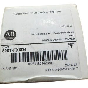Allen-bradley 800t-fx6d4 30.5mm Tipo 4/13 2 Pos Rojo
