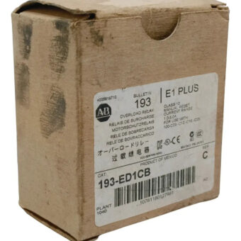 193-ed1cb Allen-bradley Relevador Sobrecarga 1-5a