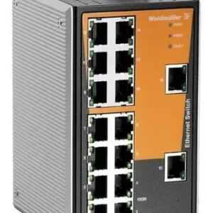 Switch De Red Weidmüller Ie-sw-vl16-16tx, No Gestionado De 16 Puertos Fast Ethernet, Ip30