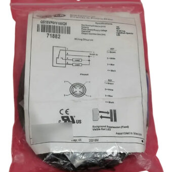 Banner Qs18vp6ff100q8 Sensor Fotoelectrico