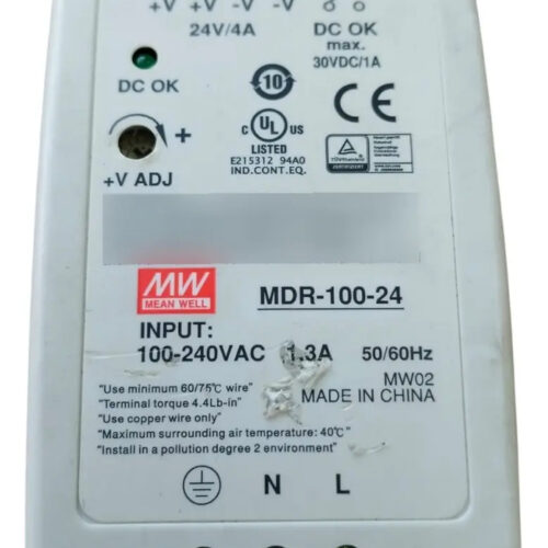Mdr-100-24 Fuente De Alimentación Carril Din Ite 1 Salida