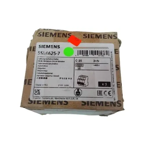 5sl4625-7 Interruptor Automático 4p, 25a, Curva Tipo C