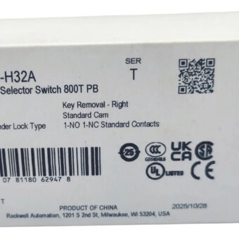Allen Bradley 800t-h32a Interruptor Selector 2 Pos Plateado