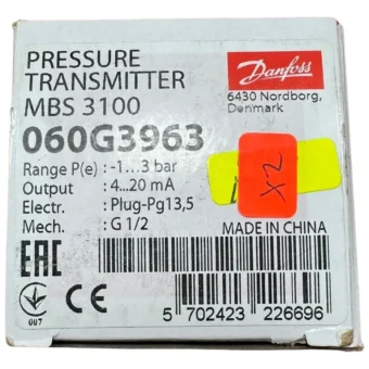 Transmisor De Presion Mbs 3100 060g3963 Danfoss