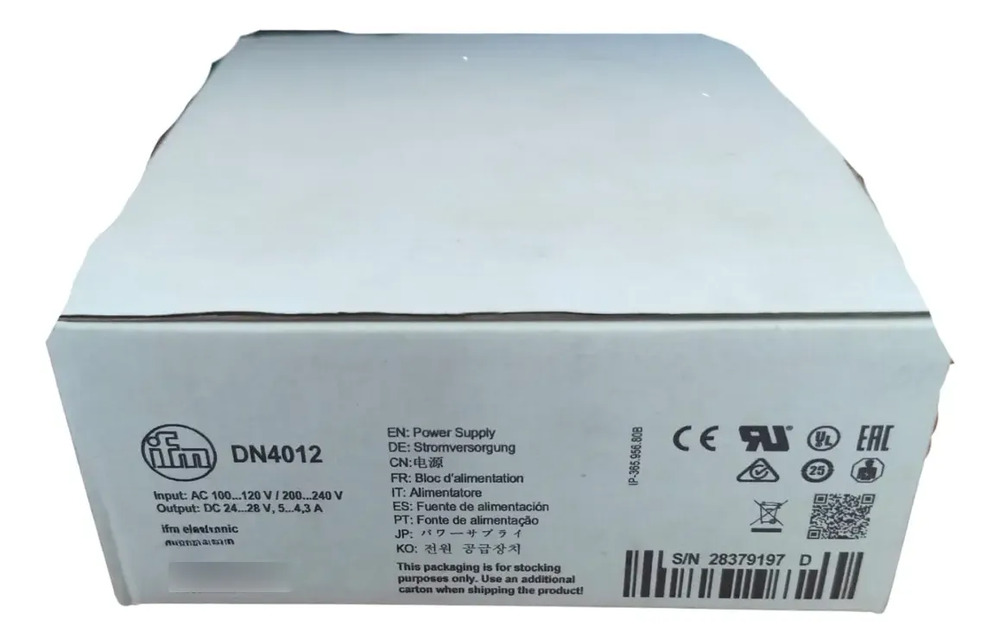 Ifm Dn4012 Fuente De Alimentación, 24v Dc, 5a, 120w Fuente - Imagen 2