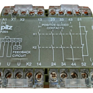 Pilz Pze 5 24vdc 4s10 , 474910 Rele De Seguridad