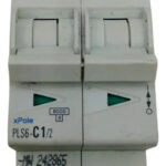 Eaton Pls6-c1/2-mw - Miniature Circuit Breaker , 1 A, 2p,