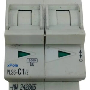 Eaton Pls6-c1/2-mw - Miniature Circuit Breaker , 1 A, 2p,