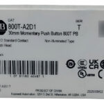 Allen Bradley 800t-a2d1 Push Botton Type 4, 13 Negro