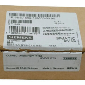 Siemens Simatic S7-1500 Connector, 6es7 592-1am00-0xb0,6es75