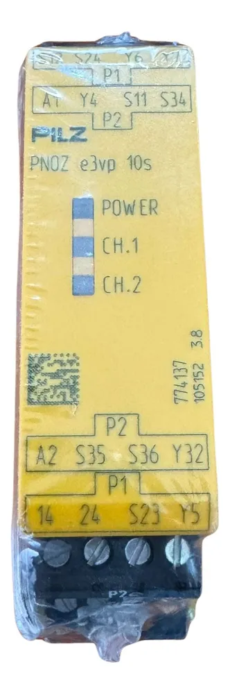 Relé De Seguridad Pilz Pnoz E3vp 10s/24vdc 774137 1pcs Nuevo