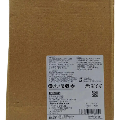 Siemens 3rw3014-1bb04 Arrancador