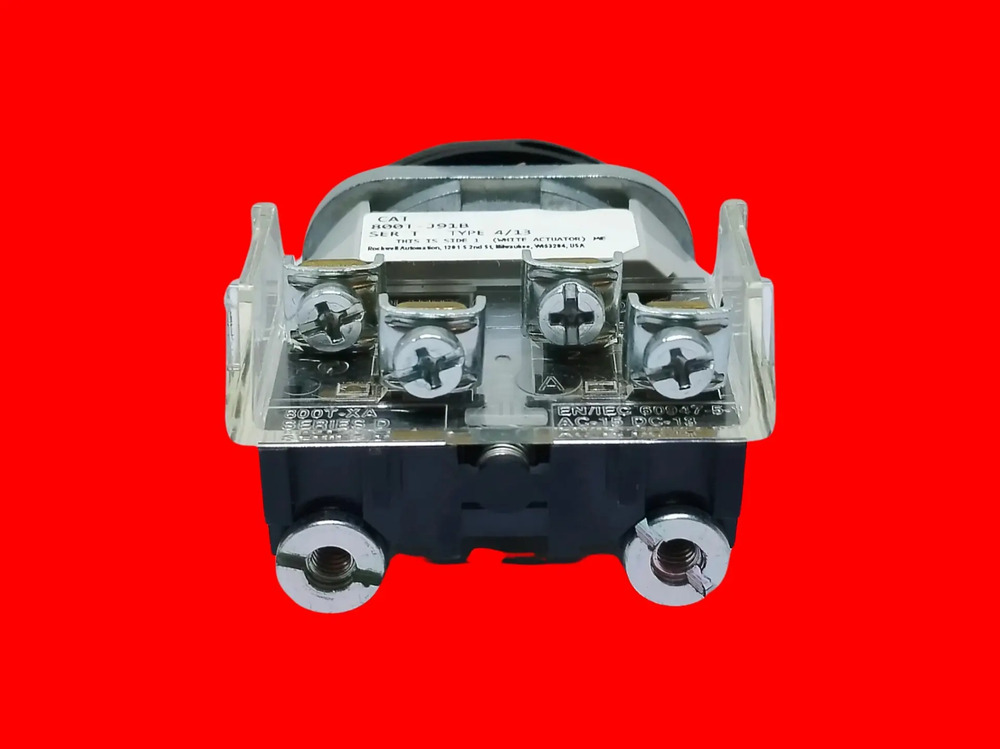 Allen Bradley 800t-j91b Retorno Por Resorte No Iluminado Negro - Imagen 4