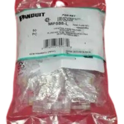 Panduit Enchufe Modular Mp588-l, Cat5e, Utp, 8pos, 1 Puerto