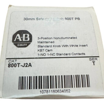 800t-j2a Botón Electromagnético Allen-bradley 24mm 24g Blanco