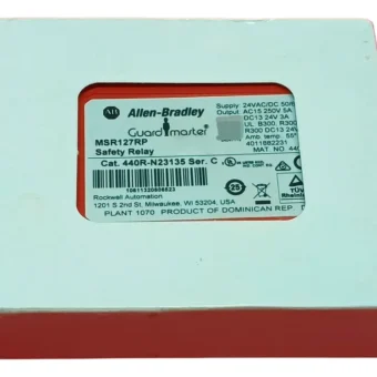 440r-n23135 Allen Bradley Relé De Seguridad Guardmaster