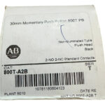 Allen Bradley 800t-a2b 300mm Monetray Push Button Negro