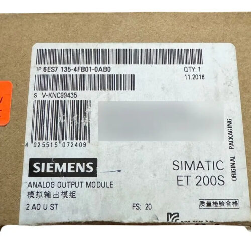Módulo De Salida Analógica Siemens 6es7 135-4fb01-0ab0