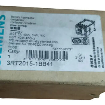 3rt2015-1bb41- Siemens Contactor 7a 24v