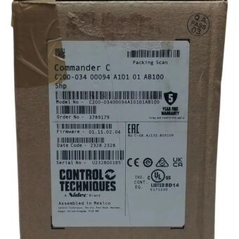 Nidec  C200-03400094a10101ab100 Control Techniques