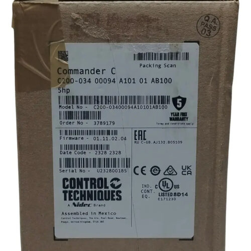 Nidec  C200-03400094a10101ab100 Control Techniques