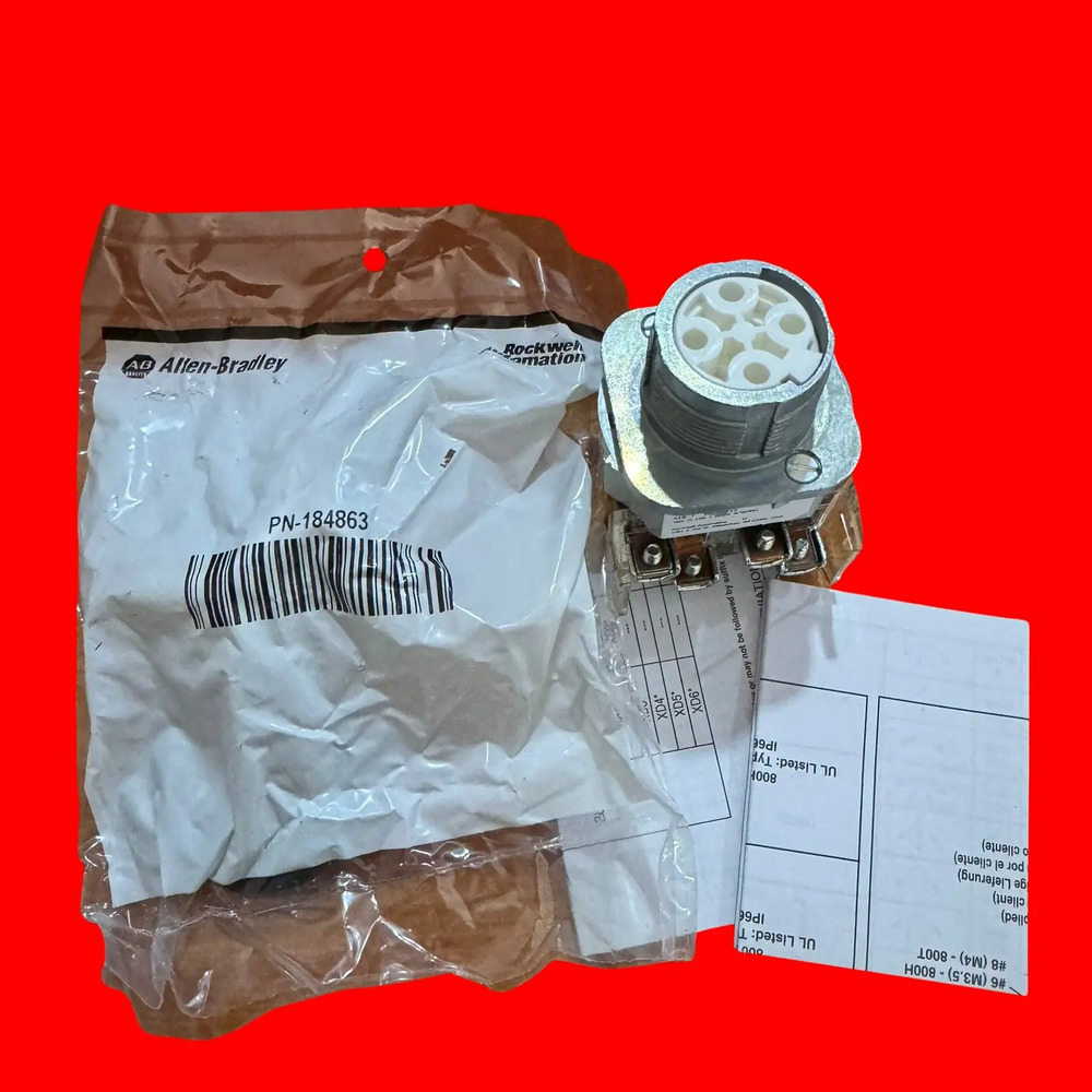 800t-j2a Botón Electromagnético Allen-bradley 24mm 24g Blanco - Imagen 4