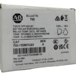 Allen-bradley 700-feb6tu23 Relé Temporizador Electrónico