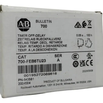 Allen-bradley 700-feb6tu23 Relé Temporizador Electrónico