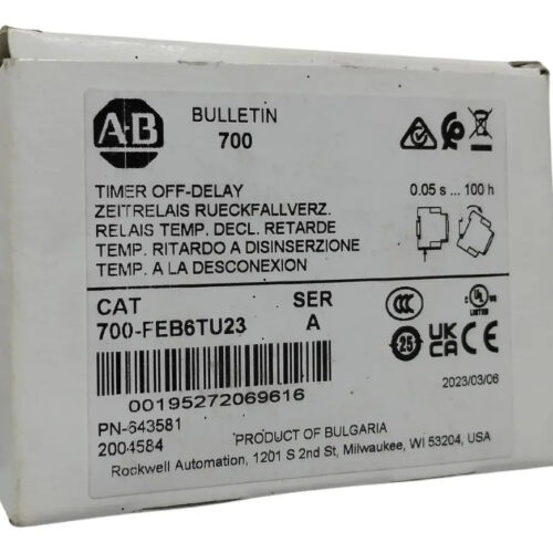 Allen-bradley 700-feb6tu23 Relé Temporizador Electrónico